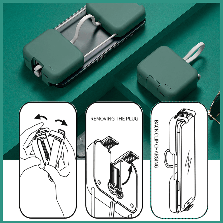 Mini Power Bank and Phone Holder