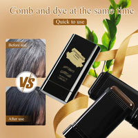 Portable Hair Dye Comb for Gray Hair Coverage