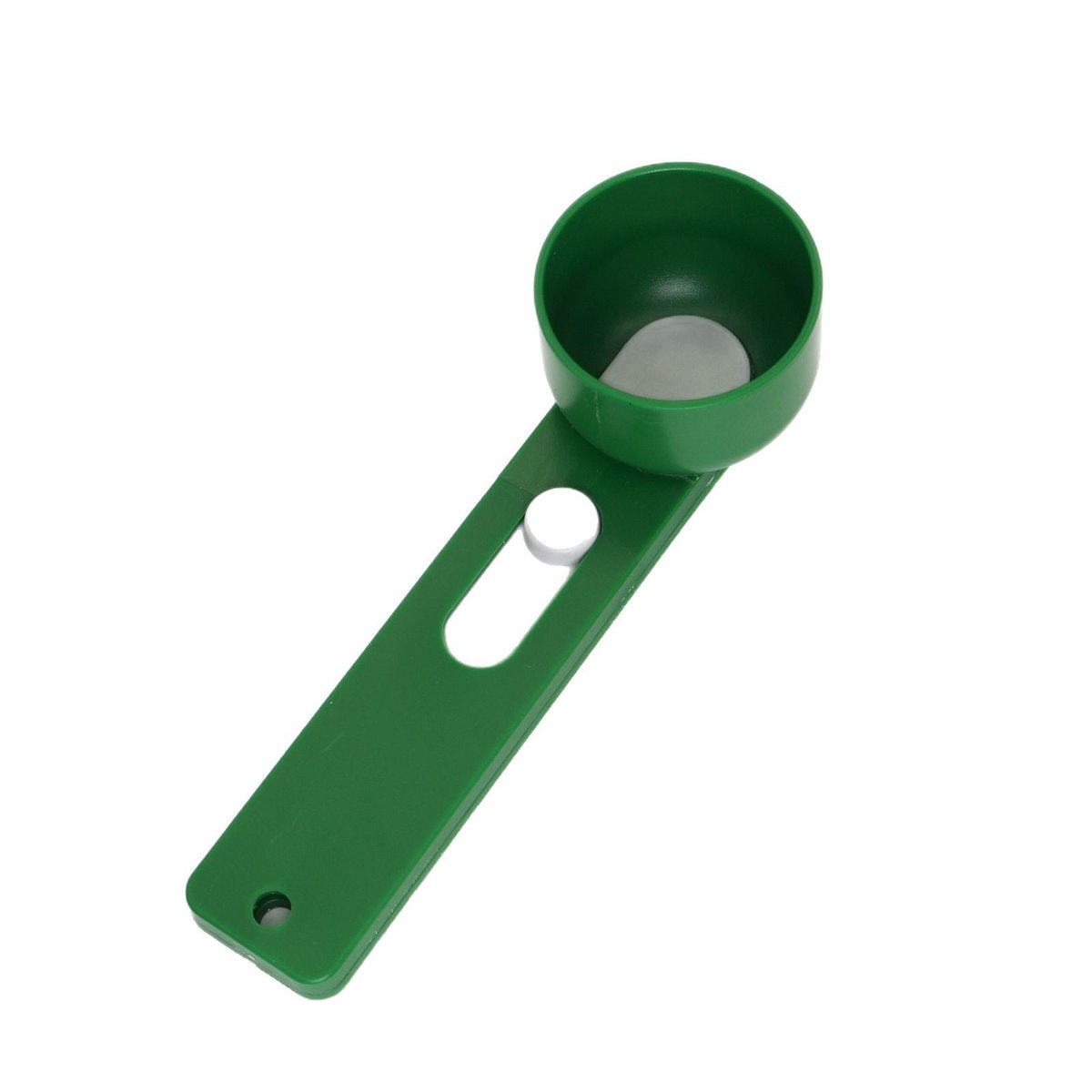 Practical and compact coffee scoop funnel with sliding measuring function