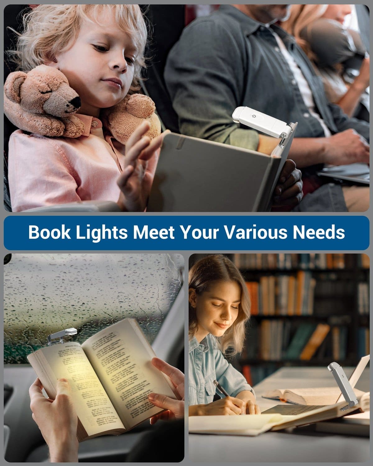 USB Rechargeable Book Reading Light