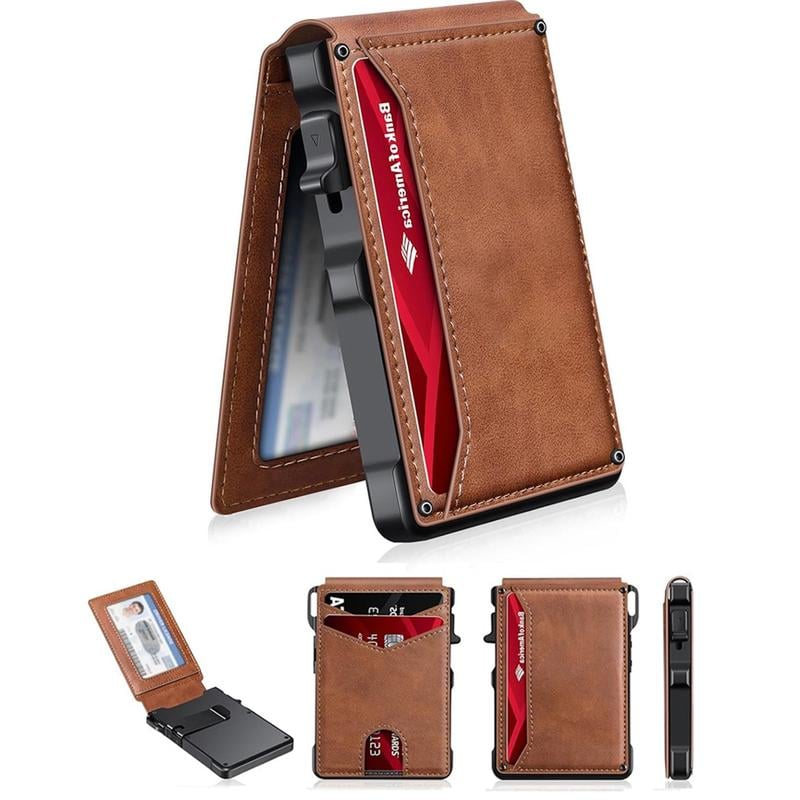 Men's RFID Slim Leather Wallet