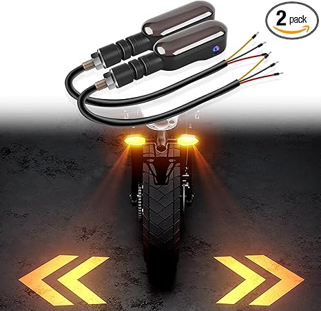 LED Turn Signal Lights Projector for Motorcycle