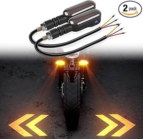 LED Turn Signal Lights Projector for Motorcycle