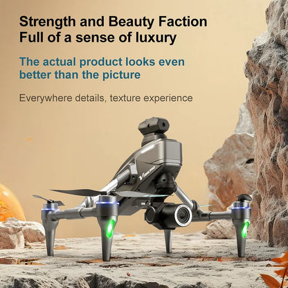 زاهو™ طائرة بدون طيار بكاميرا 8K للكبار، طائرة رباعية التحكم v196 مع العودة التلقائية وتتبع المستخدم