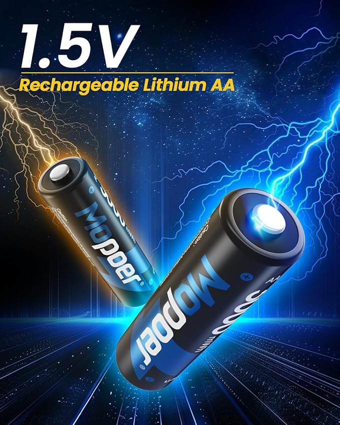 🔋Li-ion Battery with Integrated Charging Storage Box💡Overcharge protection