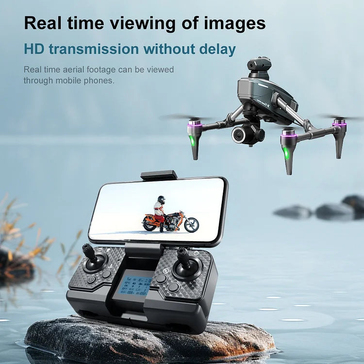 Zaho™ Photography Drone with 8K camera for adults, v196 rc quadcopter with auto return, follow me