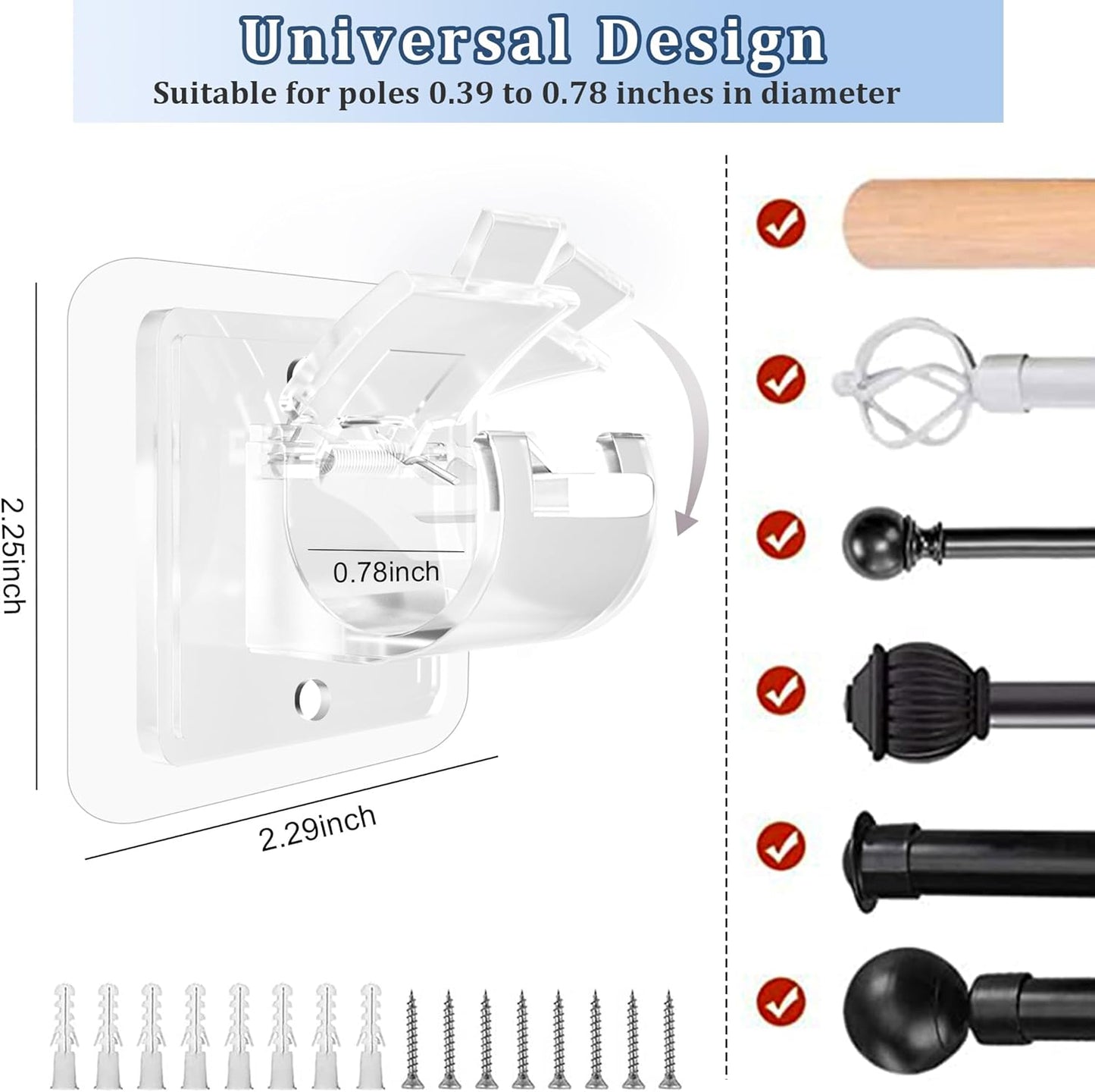 Zaho™ Self-Adhesive Hook System