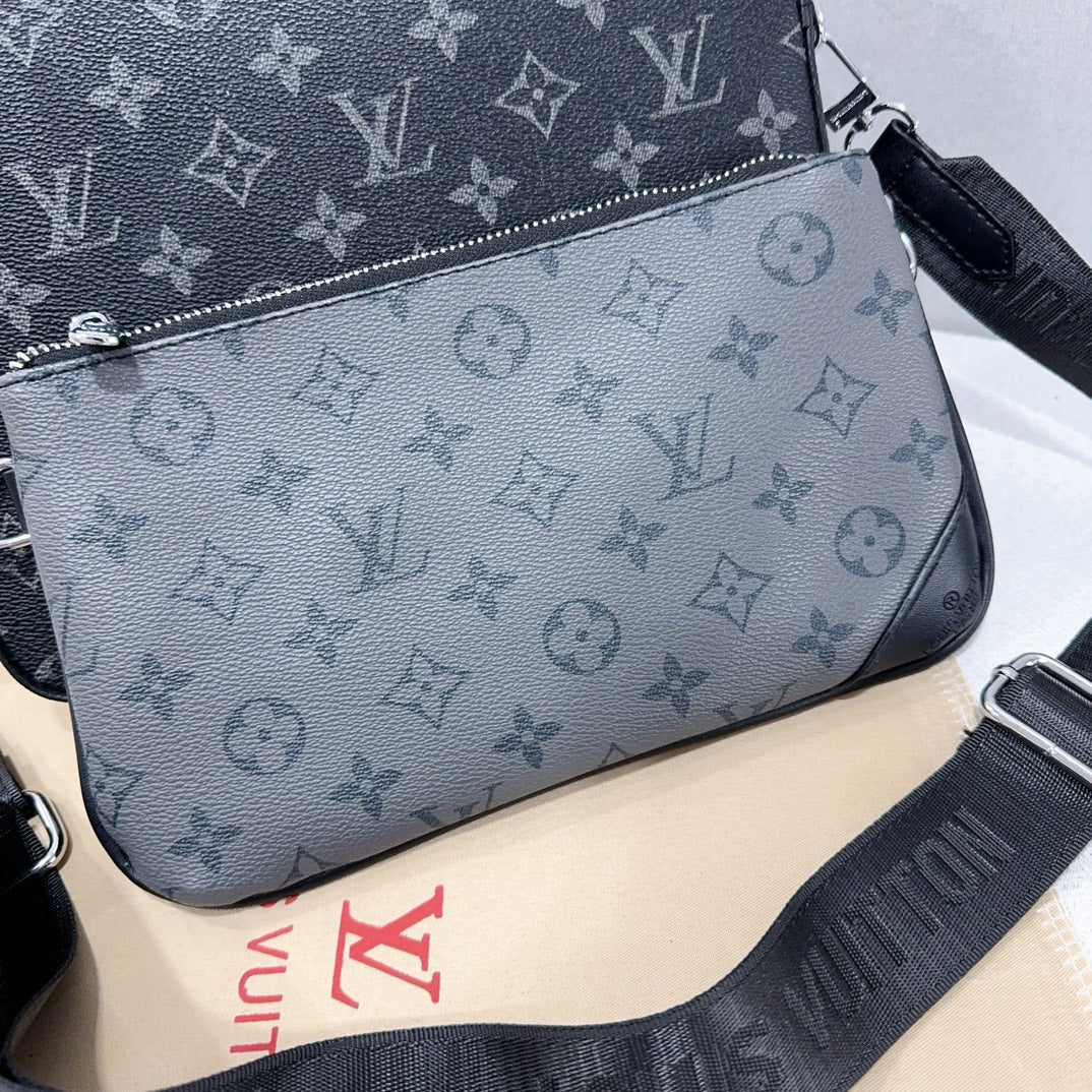 Classic Monogram Trio Messenger Bag - A Fashion Must-Have
