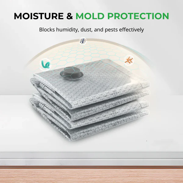 🏆⚡ Plus de 50 000 vendus ! Sac de compression pour rangement sous vide sans fil pour voyage