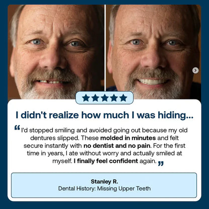 Termina hoy: ¡70% de descuento! ⏰ Dentadura completa médica Zaho™ con fuerte succión 🦷 Obtenga la certificación de la Asociación Dental Americana (ADA)