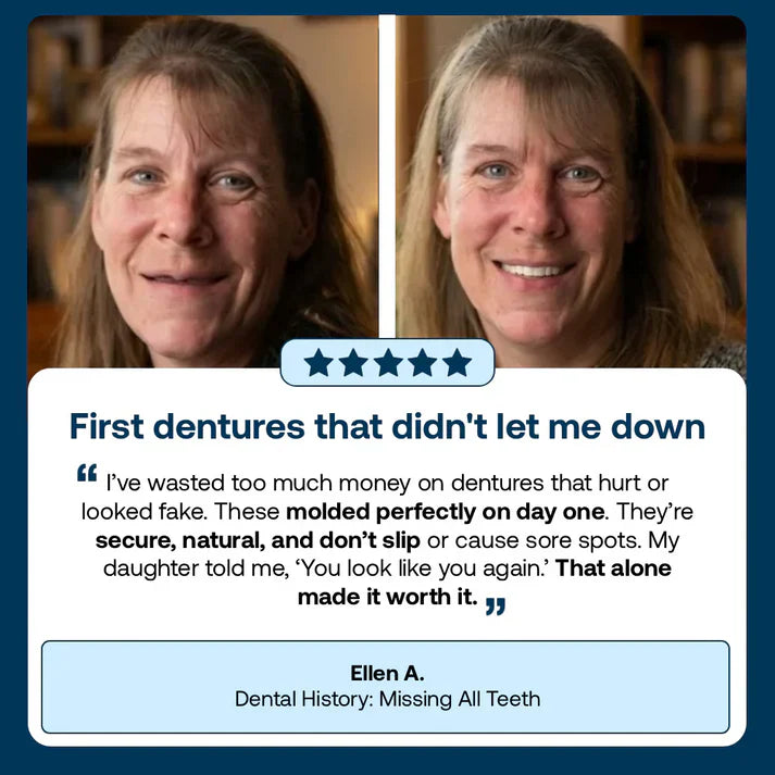 Termina hoy: ¡70% de descuento! ⏰ Dentadura completa médica Zaho™ con fuerte succión 🦷 Obtenga la certificación de la Asociación Dental Americana (ADA)