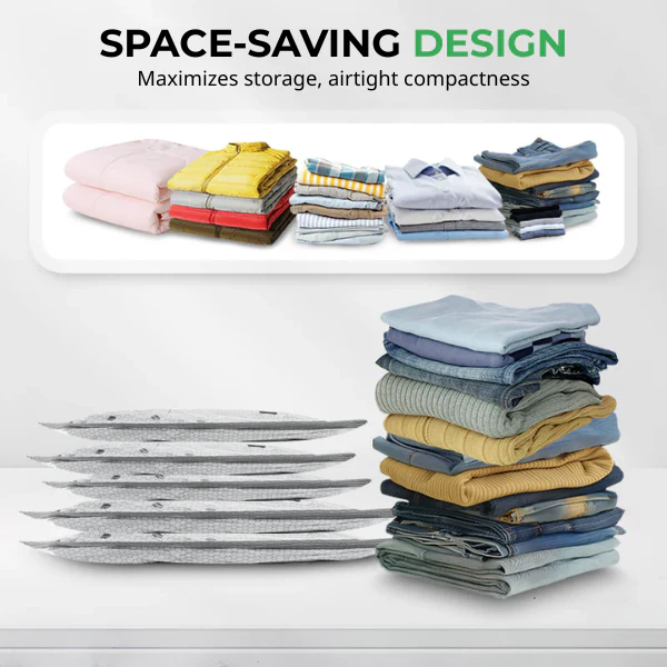 🏆⚡ Plus de 50 000 vendus ! Sac de compression pour rangement sous vide sans fil pour voyage