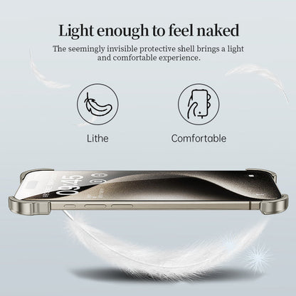 Luxury Titanium Irregular Case With Lens Protector