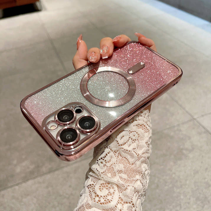 New Electroplated Glitter Lens Protector Case