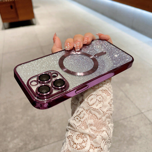 New Electroplated Glitter Lens Protector Case