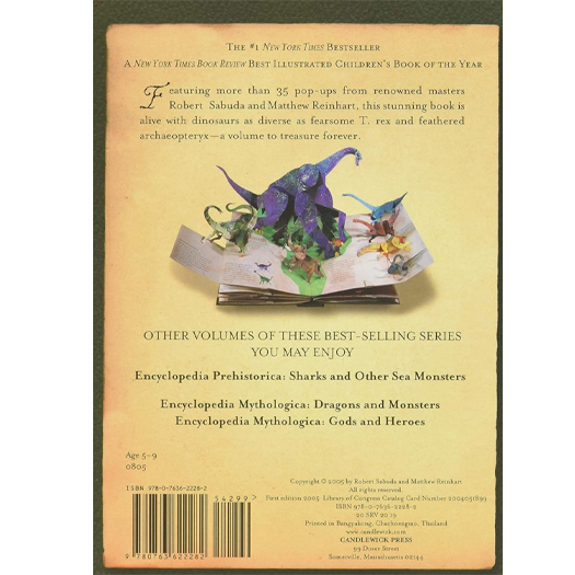 3D Encyclopedia Prehistorica Series - Dinosaurs + Sharks & Sea Monsters — Pop-Up Book