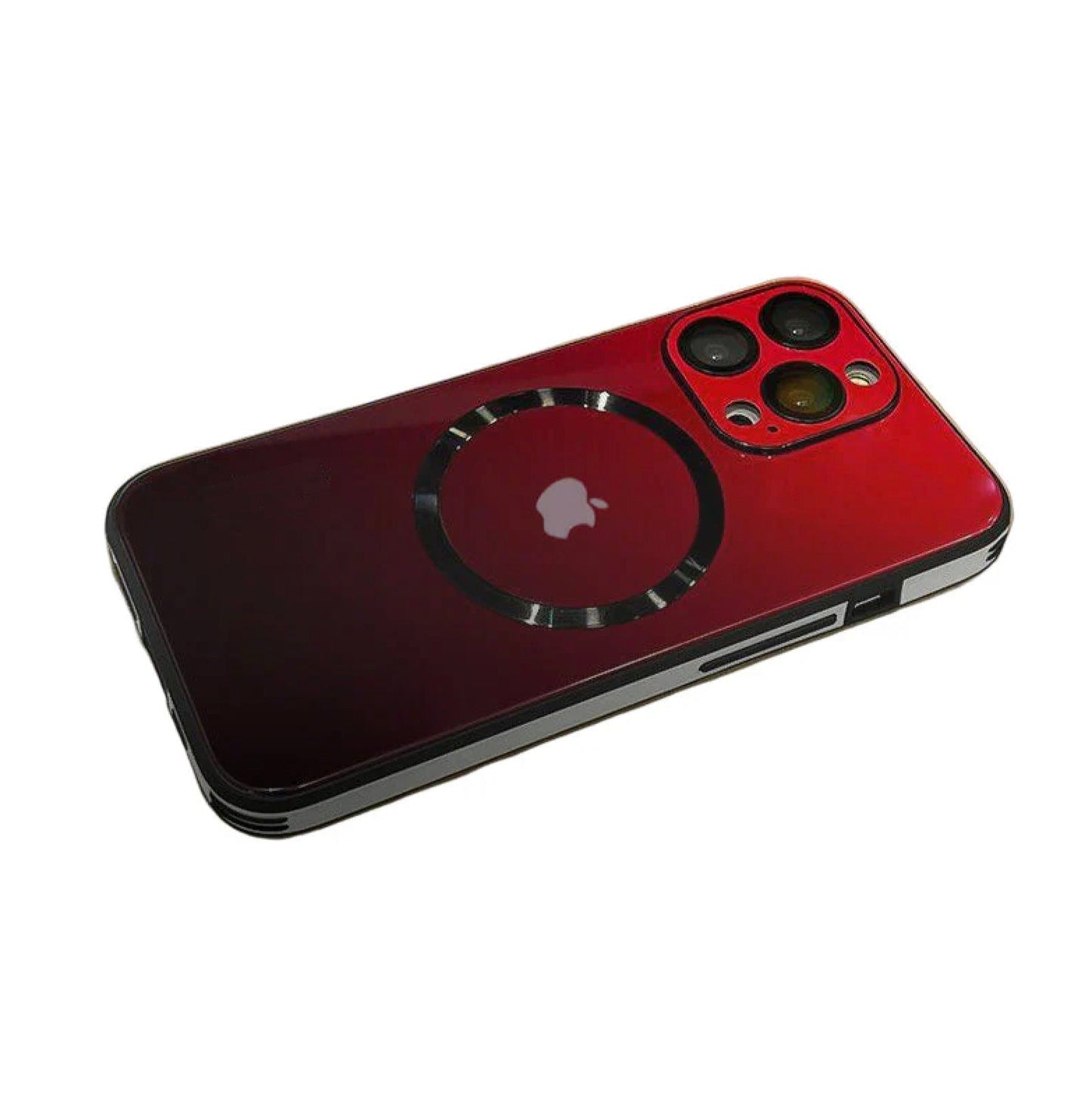 Gradient Magnetic Glass Protective Case For iPhone