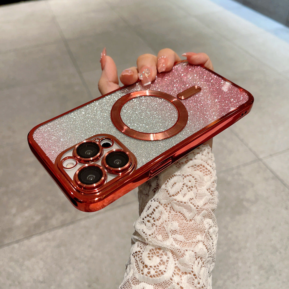 New Electroplated Glitter Lens Protector Case