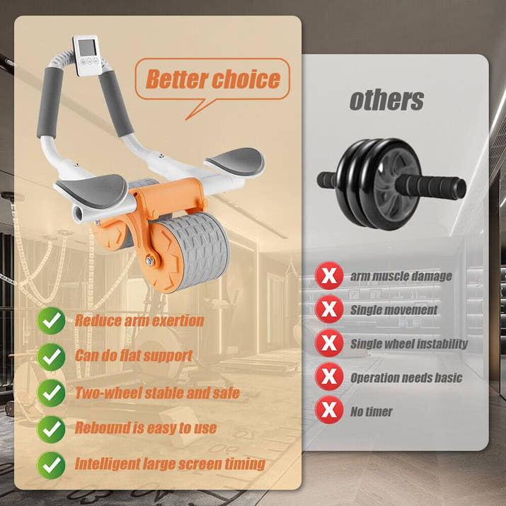 Abdominal Muscles Fitness Wheel