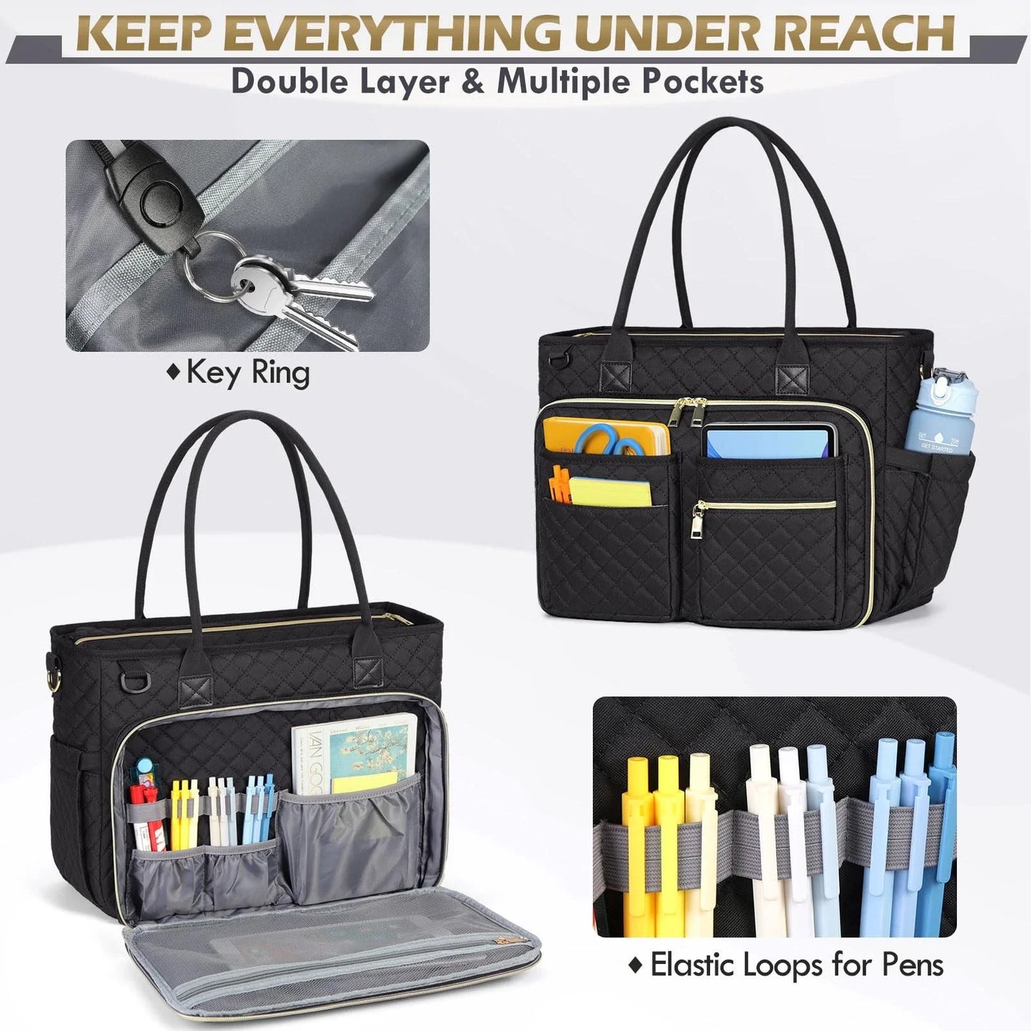 The Tote Bag That Fits Everything — Without Looking Bulky💼