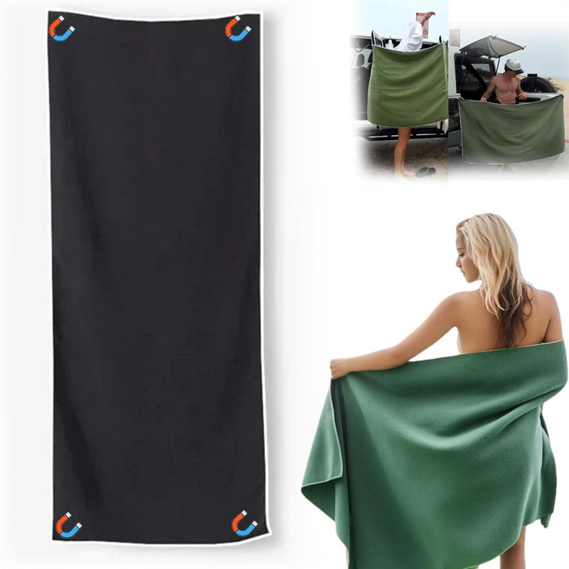 Beach & Bath Towel  with Magnetic Coner