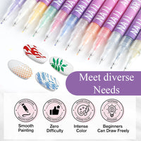12 Colors Nail Art Pens Set
