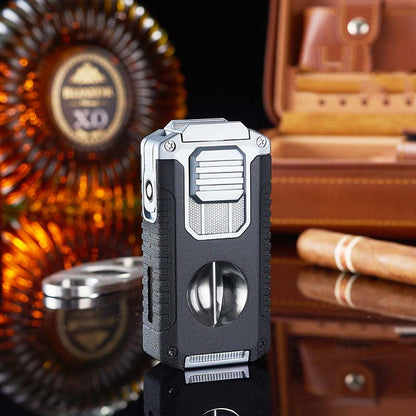 5-in-1 Refillable Cigar Torch Lighter with Cutter✨Buy 2, Free Shipping 🚚
