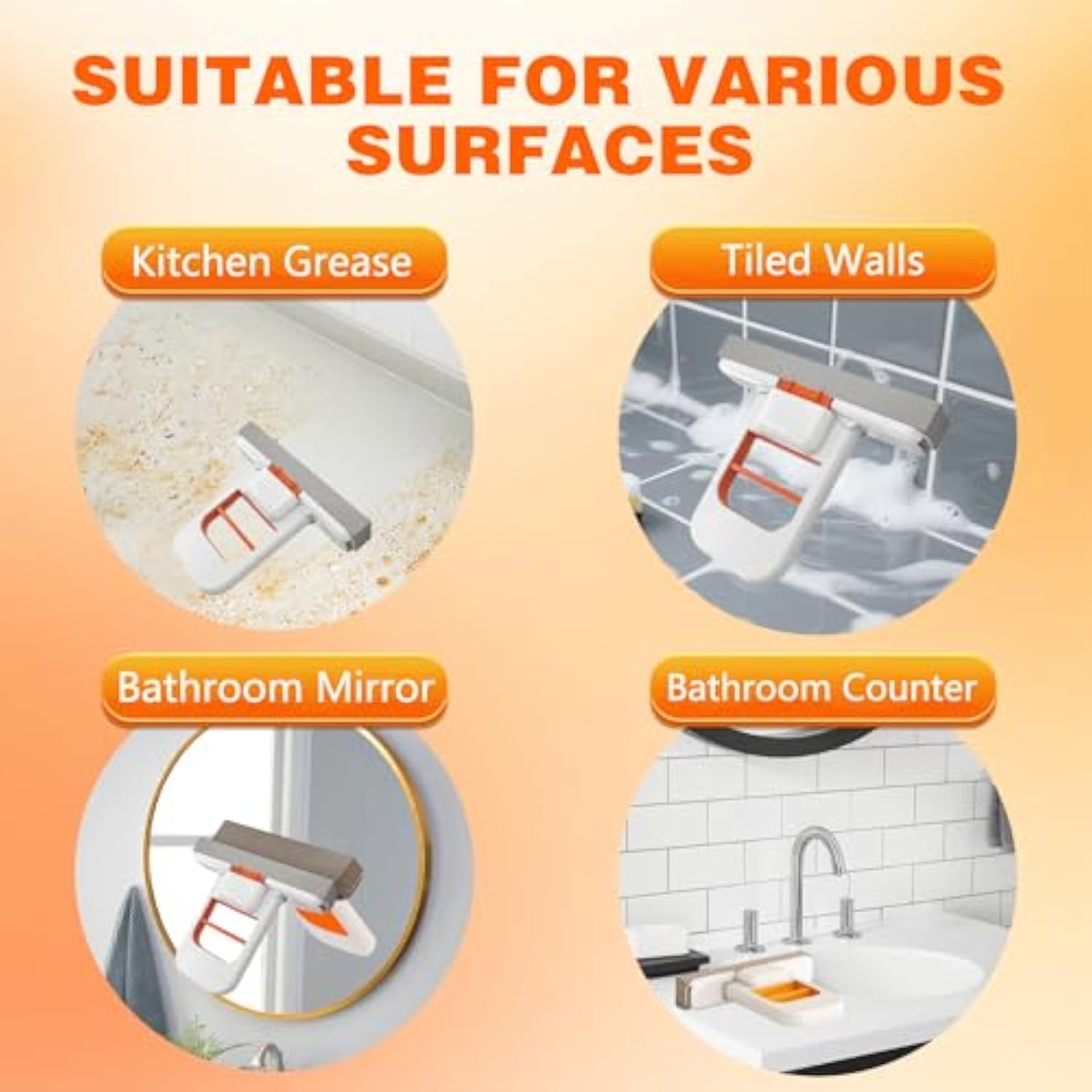 Handheld Self-Squeeze Cleaning Sponge