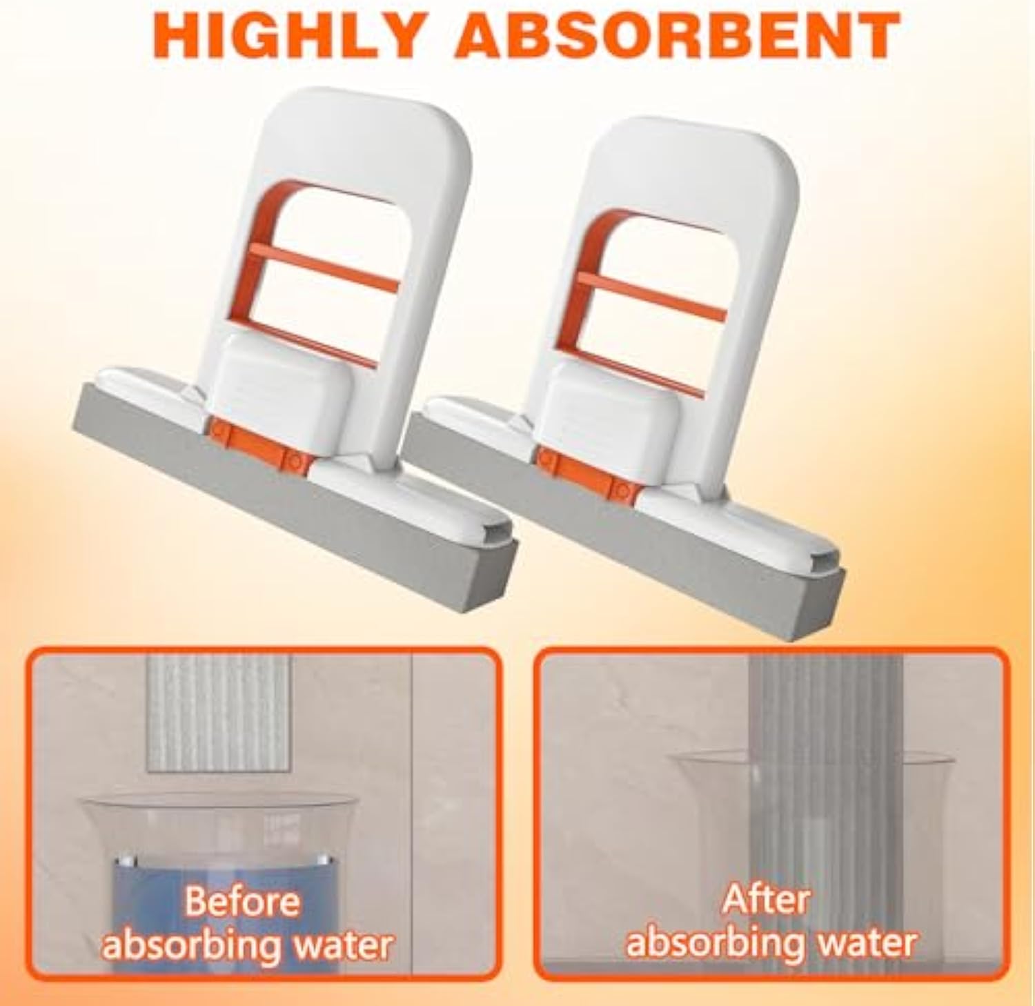 Handheld Self-Squeeze Cleaning Sponge