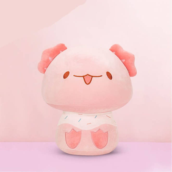 Mushroom Family Stuffed Animal Kawaii Plush Pillow Squish Toy