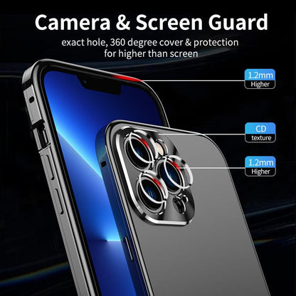 The Official 2022 - iPhone Official Color Stainless Steel Case With Full Lens Protection