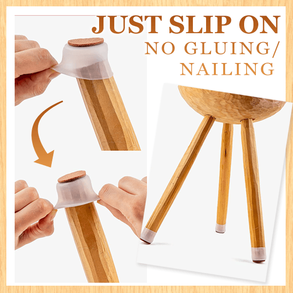 Chair & Table Legs Felt Protective Covers (Set of 32)