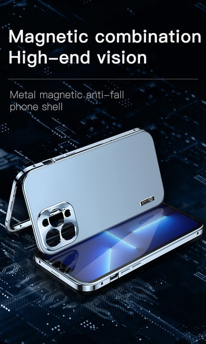 The Official 2022 - iPhone Official Color Stainless Steel Case With Full Lens Protection