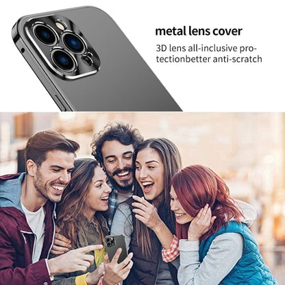 The Official 2022 - iPhone Official Color Stainless Steel Case With Full Lens Protection