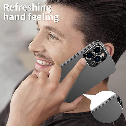 The Official 2022 - iPhone Official Color Stainless Steel Case With Full Lens Protection