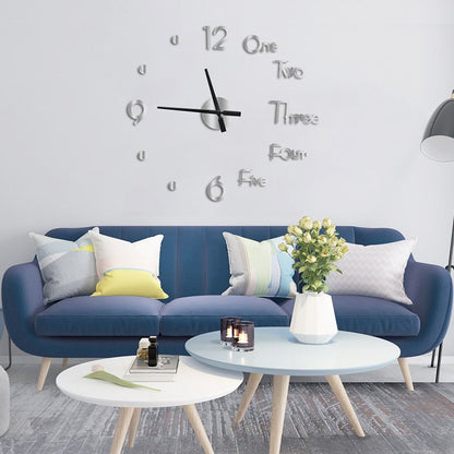 DIY Big Wall Clock Modern