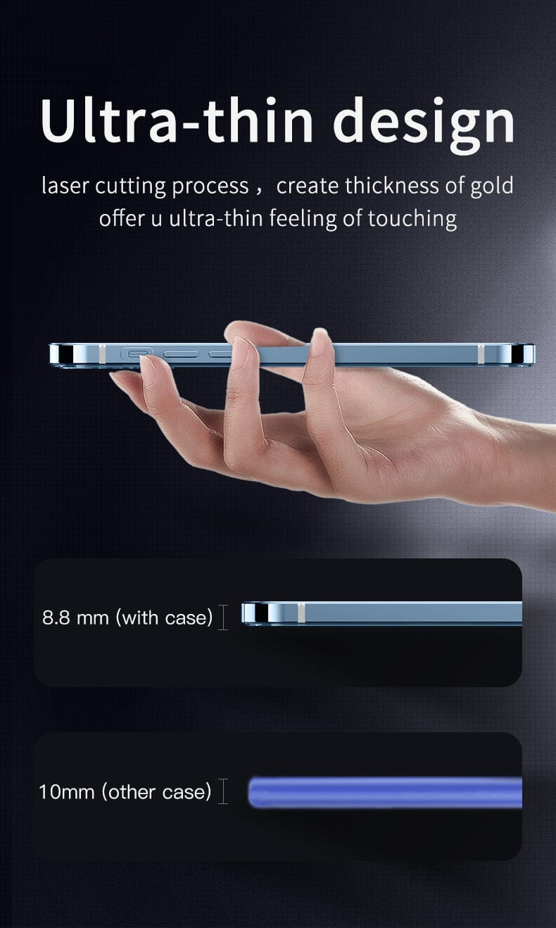 The Official 2022 - iPhone Official Color Stainless Steel Case With Full Lens Protection
