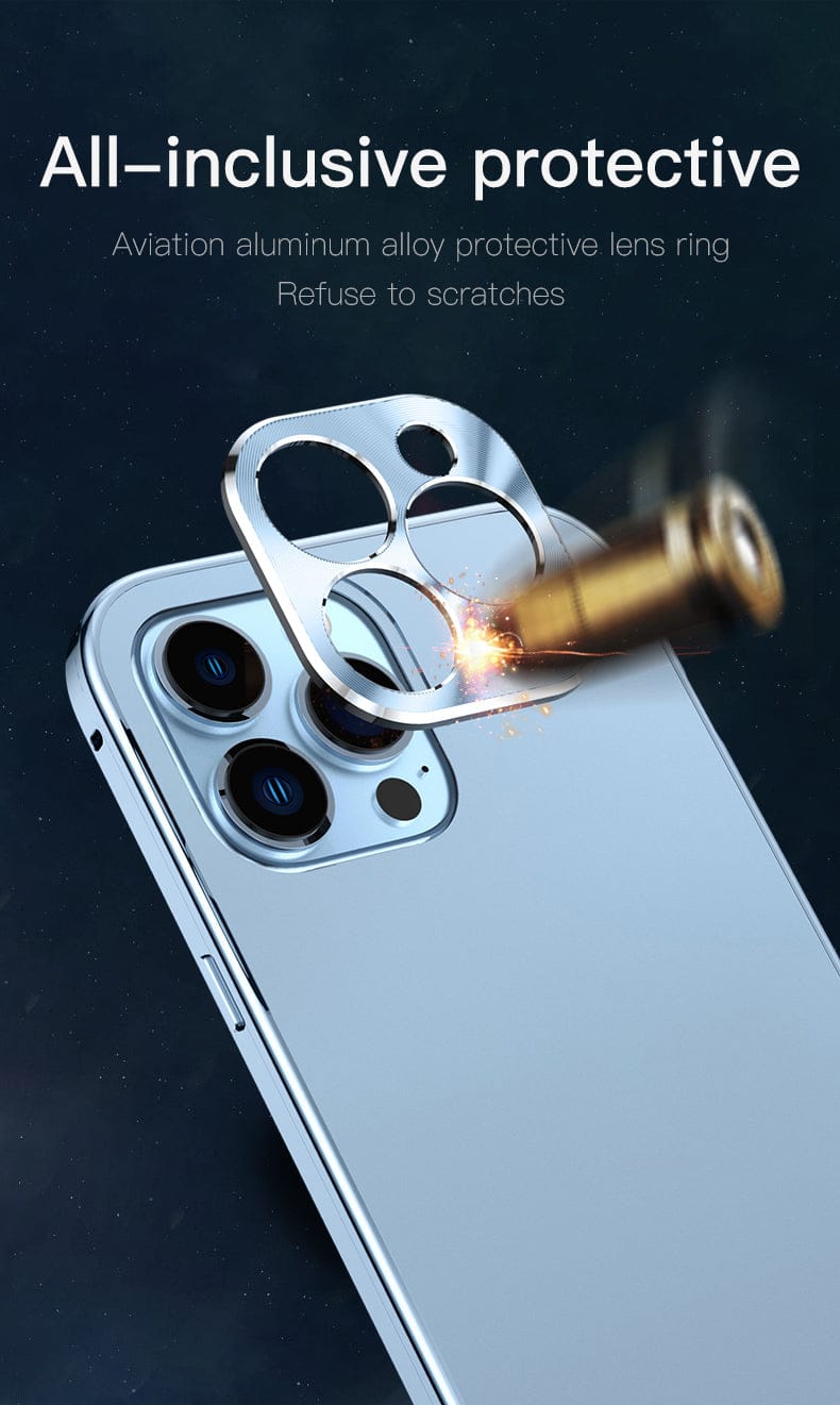 The Official 2022 - iPhone Official Color Stainless Steel Case With Full Lens Protection