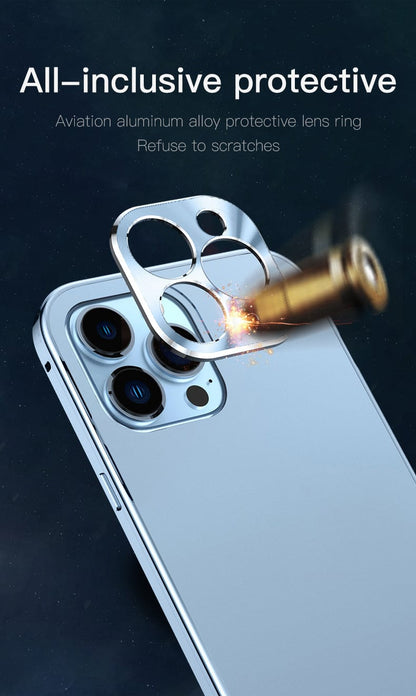 The Official 2022 - iPhone Official Color Stainless Steel Case With Full Lens Protection