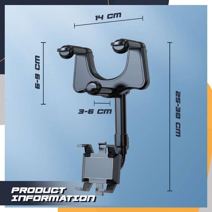 Rotating and Retractable Mobile Phone Holder