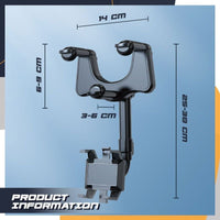 Rotating and Retractable Mobile Phone Holder