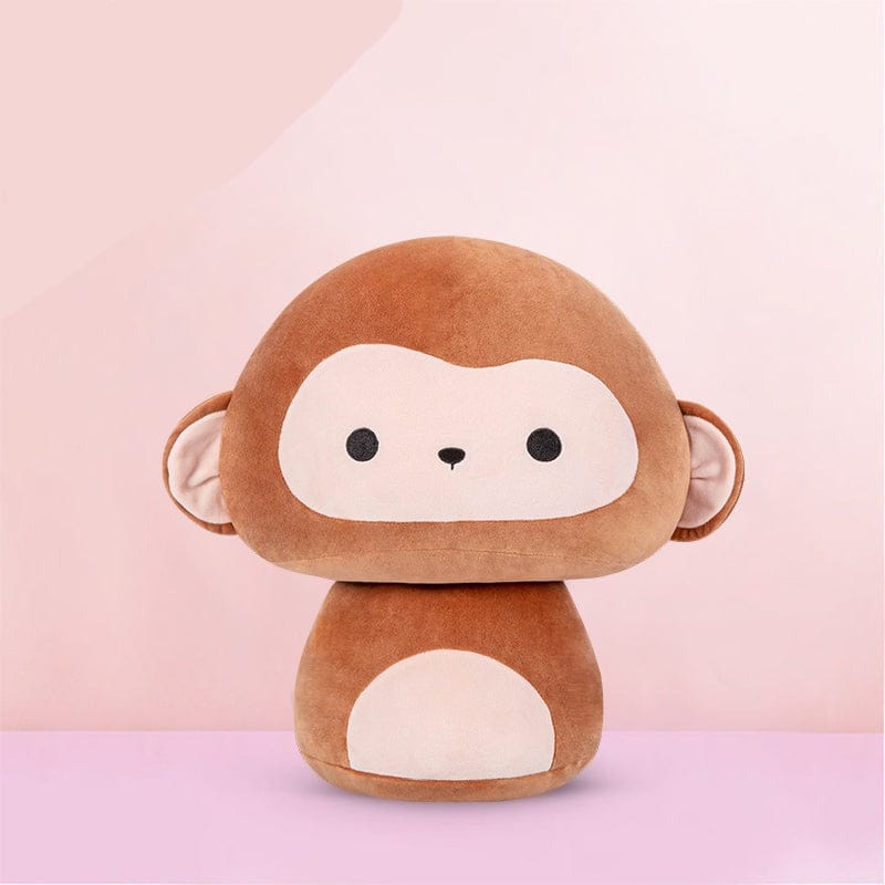 Mushroom Family Stuffed Animal Kawaii Plush Pillow Squish Toy