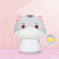 Mushroom Family Stuffed Animal Kawaii Plush Pillow Squish Toy