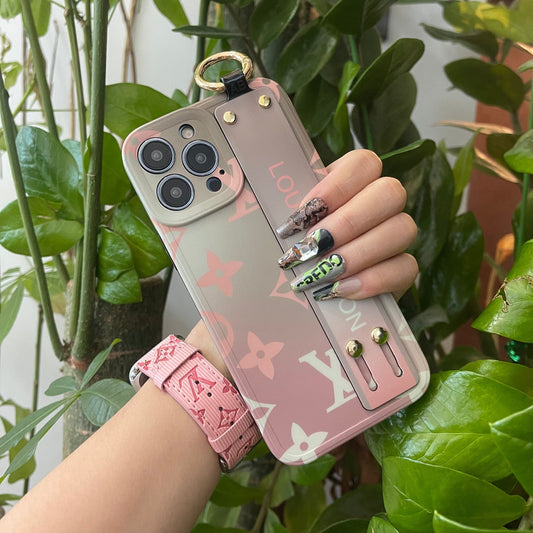 Love Fancy Ombre Design Phone Case With WaistBand