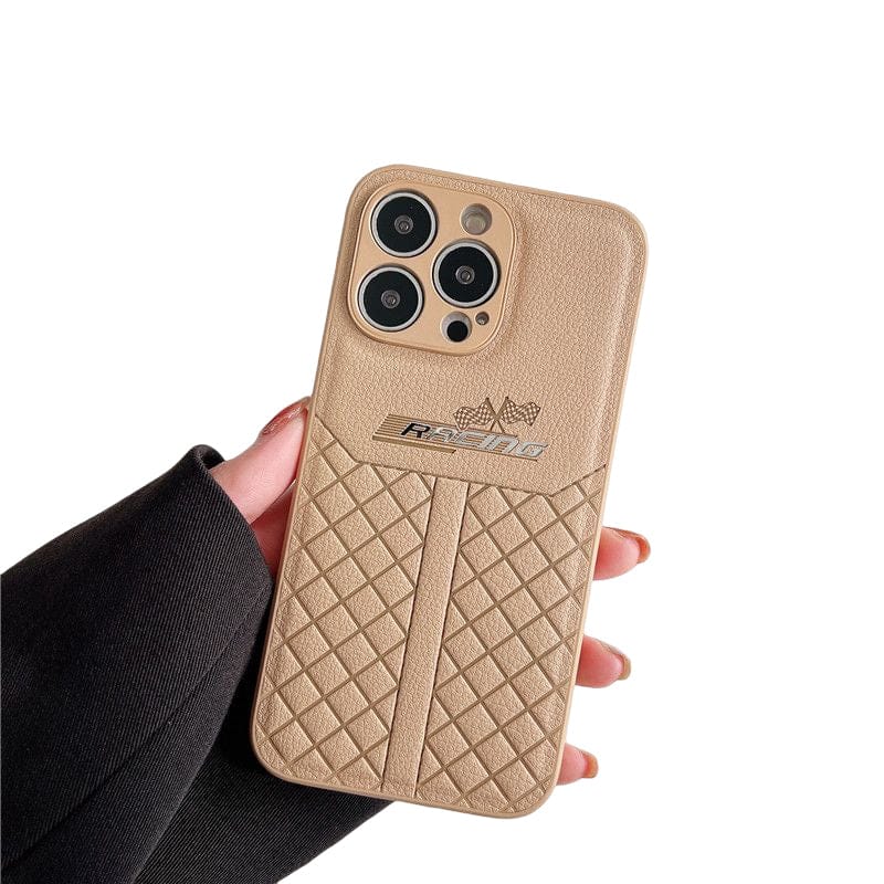 🏁 Racing Element Leather Phone Case for IPHONE