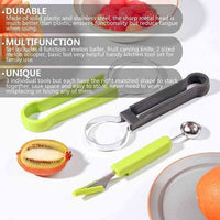 4 in 1 Stainless Steel Fruit Tool Set