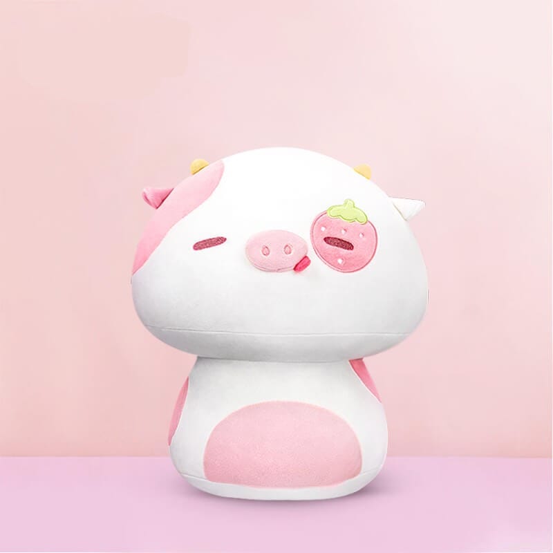 Mushroom Family Stuffed Animal Kawaii Plush Pillow Squish Toy