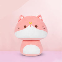 Mushroom Family Stuffed Animal Kawaii Plush Pillow Squish Toy