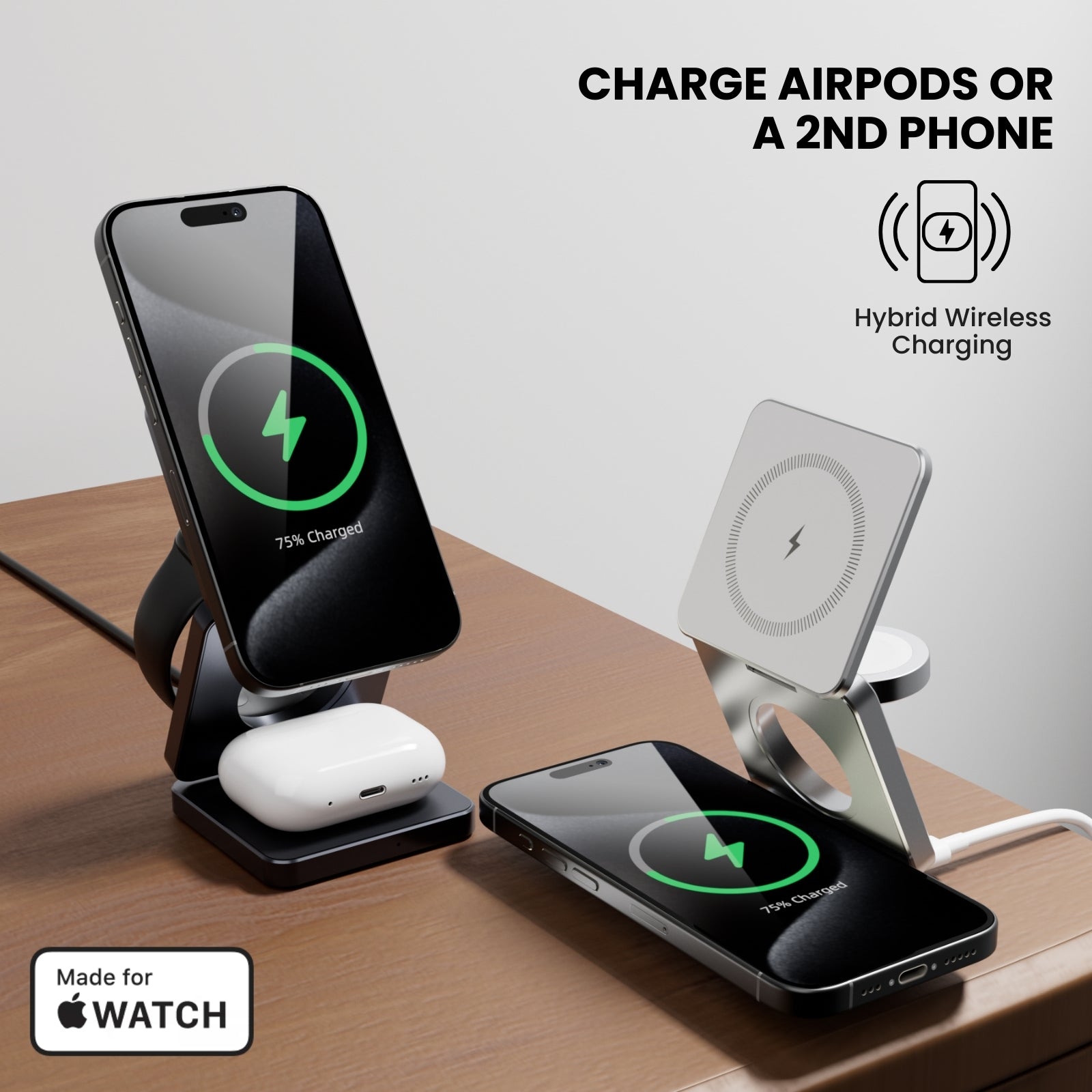 Portable 3-in-1 Wireless Charger™