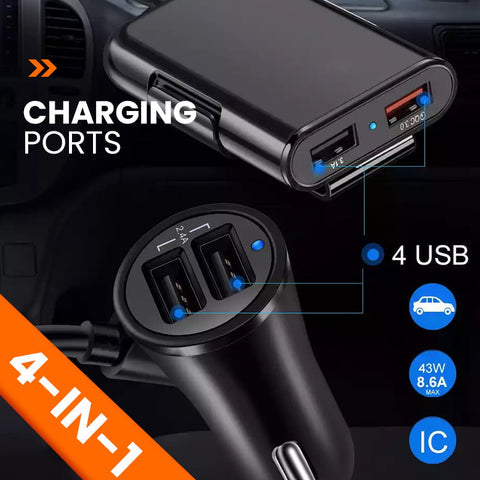 Four Ports Car Fast Charger